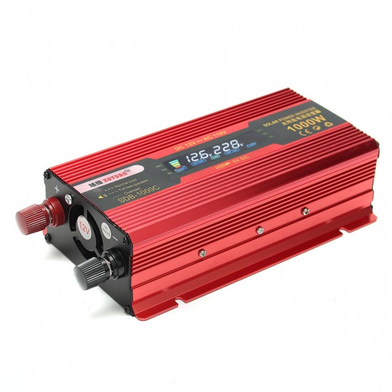 1000W Auto Car LCD Modified Sine Wave Power Inverter DC 12V/24V To AC 110V/220V