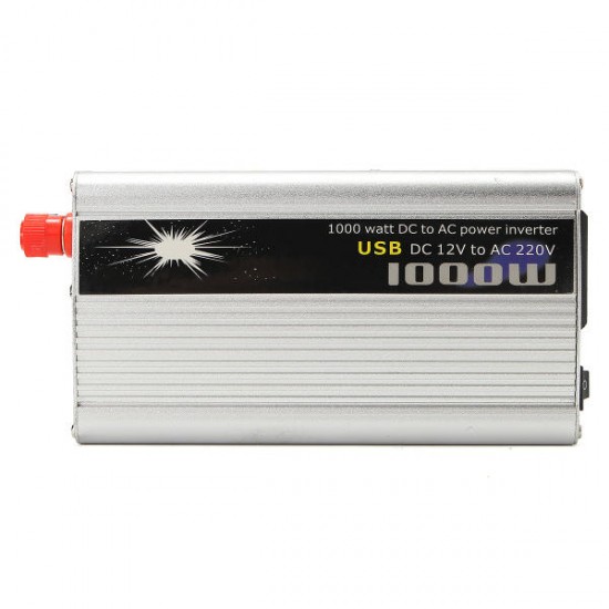 1000W DC 12V to AC 220V Portable Power Inverter Charger Adapter Converter