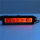 12V/24V In/Out Car Voltage Meter LCD Digital Clock Time Blue&Orange Backlight