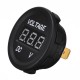Car Digital LED Display Voltmeter Voltage Meter 12-24V