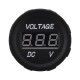 Car Digital LED Display Voltmeter Voltage Meter 12-24V