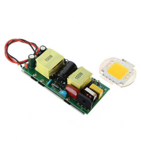 100W LED White High Power Lamp Chip Plus 100W Power Driver Supply