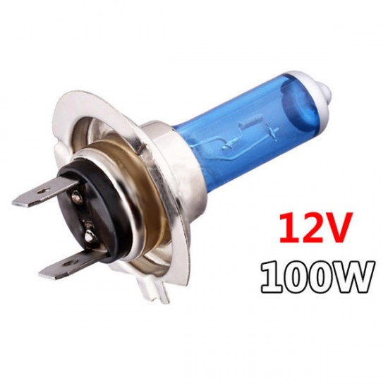 12V 100W H7 Xenon Light Car Halogen Bulbs Super White Headlight Light