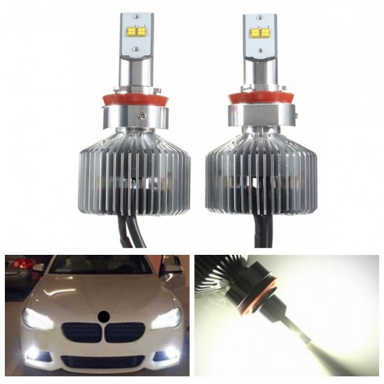 1Pair 45W 4500LM 6000K H4 H7 H8/9/11 9004 9005 9006 LED Headlight Bulbs Conversion Kit