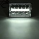 1Pcs 4X6 Inch H4 20W LED Headlights Lamp White W/DRL Hi/Lo Beam for Truck Pickup Trailer