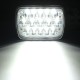 1Pcs 7X6'' H4 LED Car Headlights Bulb Crystal Clear Sealed Hi&Lo Beam DC12V 45W 3200LM White