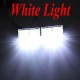 12V 2x2 LED Bulb Amber White Flashing Warning Emergency Strobe Light Lamp Bar