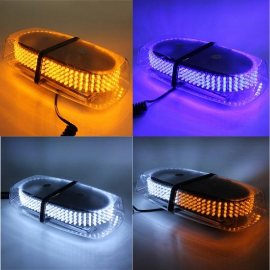 15W 240LED Magnetic Strobe Emergency Warning Light Bar