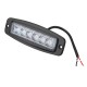 10-30V 6 LED Car Aluminum Alloy Flush Mount Flood Work Light Bar Driving Reverse Lamp