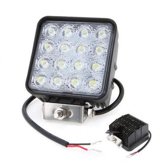 16LED 32W Work Light for Jeep SUV ATV SquareOffroad Led Lamp Driving Spot Lightt