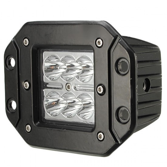 18W 1440lm 6000K IP67 LED Work Light Spot Lightt Condenser Flood Light For Vehicle SUV ATV OVOVS