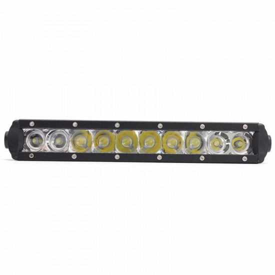 12Inch 50W Single Row LED Spot Work Light Bar 4WD Off Road 4x4 For Truck SUV