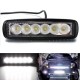 18W 6 LED Work Light Daytime Running Driving DRL for SUV ATV Boat DC 10-30V