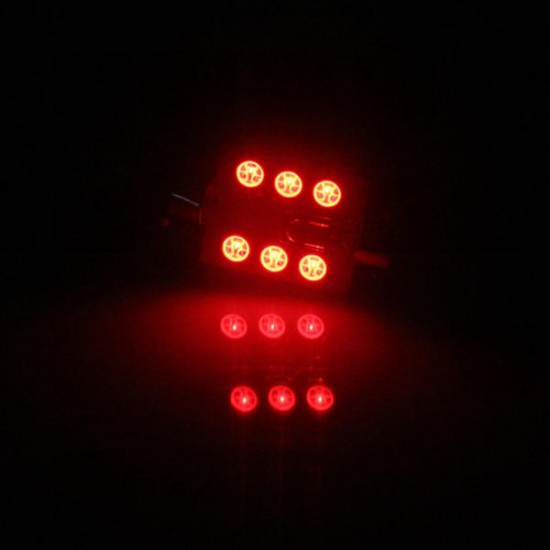 1 Pair RGB Remote Control 5050 Car LED Light Flash Strobe Interior Lamp 15SMD T10