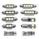 10Pcs Car LED Interior Light Bulb Kits for VW MK4 Golf GTI Jetta 1999-2005