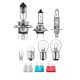 10Pcs H4 H7 H1 1156 1157 G18 Car Fuse Replacement Light Bulb Kit Halogen Lamp Universal