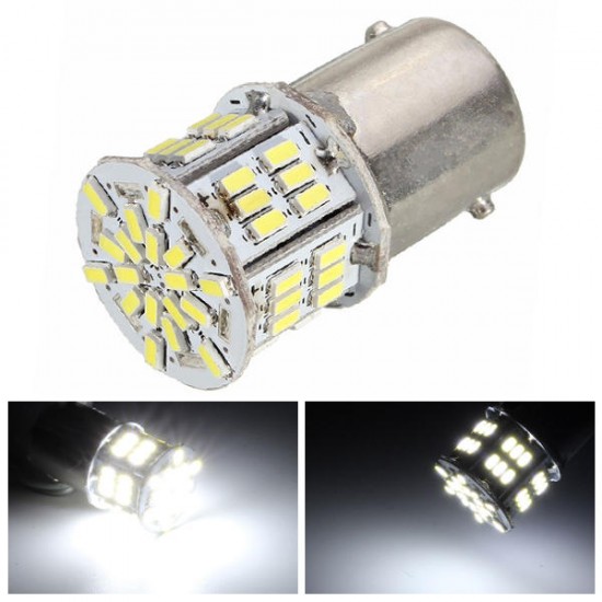 1156 BA15S 54 LED 3014 SMD Car Tail Backup Light Bulb White DC 12-24V