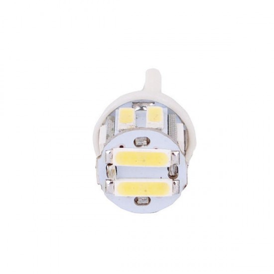 T10 W5W 7020 10SMD Car White LED Turn Door Brake Side Maker Light Bulb