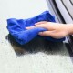 10PCS Microfiber Cleaning Cloths Washing Towel Blue for Car Polishing Wax Detailing Drying