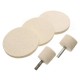 120g Polishing Kit Cerium Oxide Powder Felt Polishing Wheel Pad & Drill Adapter