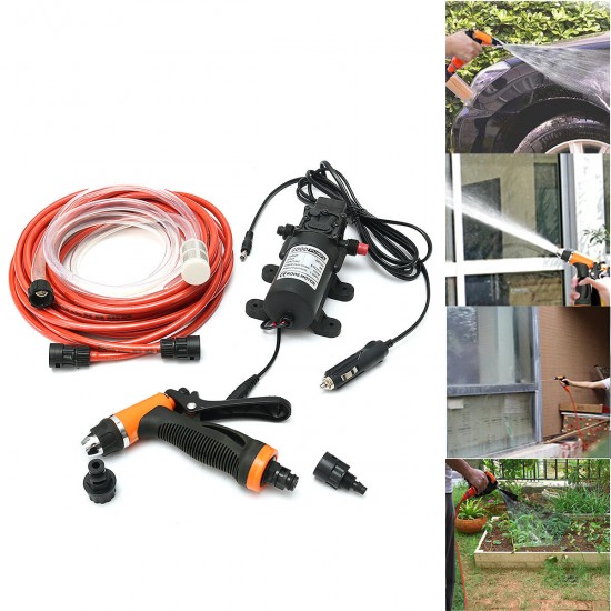 12V 100W High Pressure Self-Priming Electric Car Portable Wash Washer Water Pump