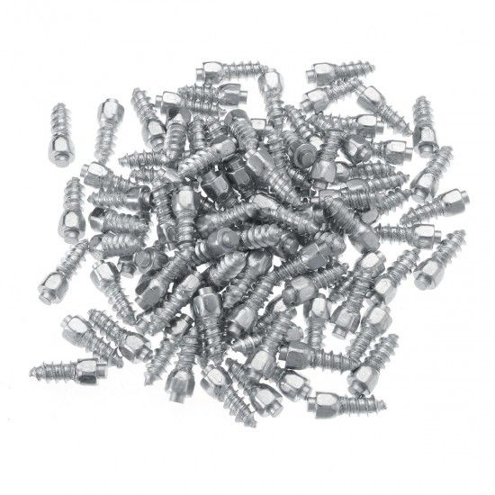 100PCS Universal Car Tire Stud Screw Non-slip Metal Snow Ice Spikes Racing Track