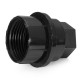 1/5/10 X 27mm Black Chrome Plastic Wheel Lug Nut Cover Cap