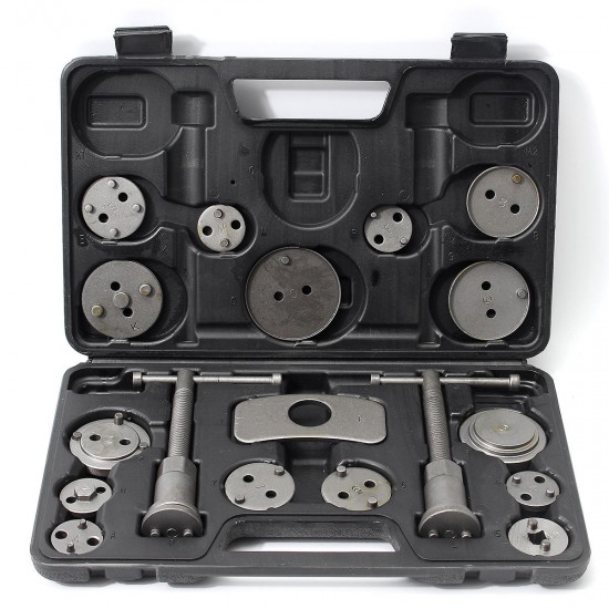 19Pcs Brake Caliper Piston Rewind Back Tools Kit Brake Disc Remover Car Service