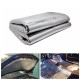 100cmx140cm Fiber Glass Heat Insulation Cotton Mat For Car Turbo Engine Hood Muffler