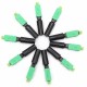 10pcs Green Ftth Embedded Quick Connector SC/APC Covered Wire Fiber Optic Connector APC