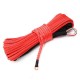 15m 7000LB Synthetic Fiber Winch Rope Tow Cable for ATV SUV Off Road