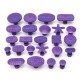 24PCS Car Paintless Dent Removal Repair PDR Tools PDR Puller Lifter Glue Tabs