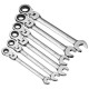 8/10/12/13/14/17mm 6pcs Ratchet Wrench Combination Spanner Hardware Inner Hexagon Car Repair Tools