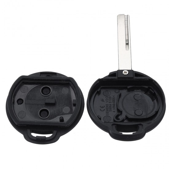 2 Buttons Remote Key Case Fob Shell For Benz Mercedes Smart Forfour