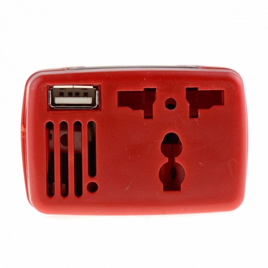 75W 12V to 220V Portable Car Power Inverter Charger Converter USB 2.1A 5V