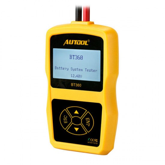 AUTOOL BT360 Digital Analyzer Multi-Languages BAD Cell Test Tools Car Battery Tester