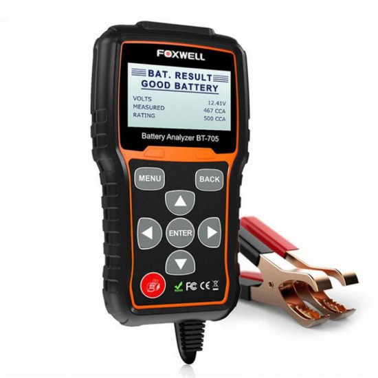 FOXWELL BT705 12V 24V Car Cranking and Charging System Battery Tester