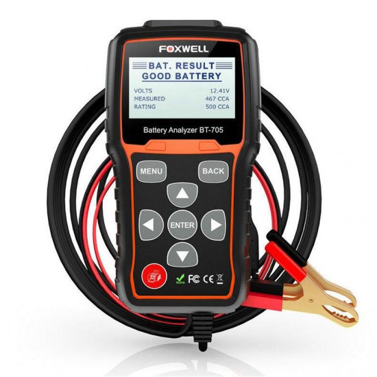 FOXWELL BT705 12V 24V Car Cranking and Charging System Battery Tester