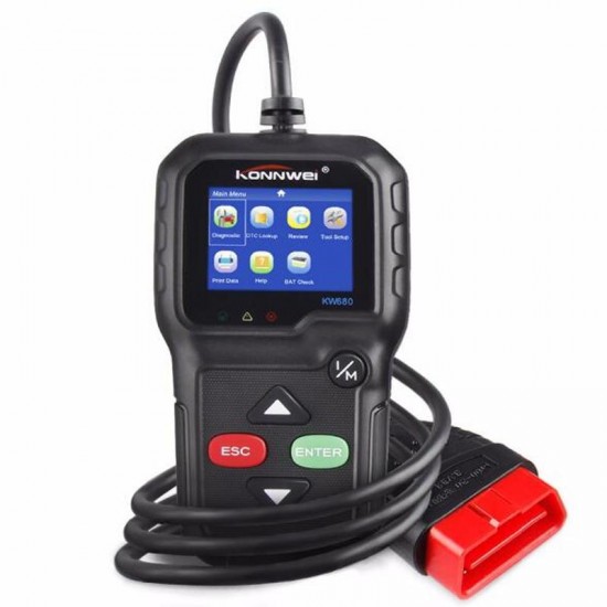 KONNWEI KW680 Code Reader Universal Car Diagnostic Scanner Tool Full OBDII EOBD Functions