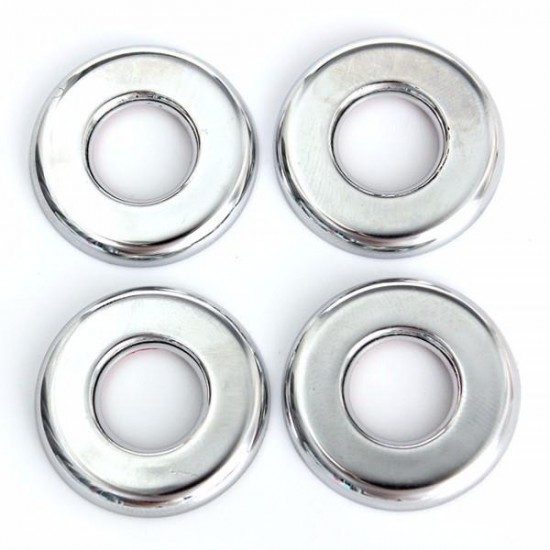 4Pcs Chrome Door Lock Covers Trim for Dodge Caliber Journey and Jeep Patriot Compass