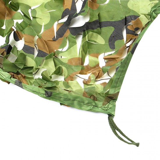 1.5mX6m Jungle Camo Netting Camouflage Net for Car Cover Camping Woodland Military Hunting