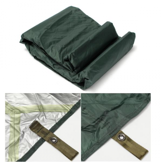 3X3.2m Army Military Car Cover Camping Waterproof Tarp Awning Tent Fishing Shelter Outdoor Beach