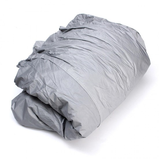 3XL 4.86x1.85x1.5m Car Cover Waterproof Anti-scratch Rain Snow Sun UV Resistant with Anti-theft Lock