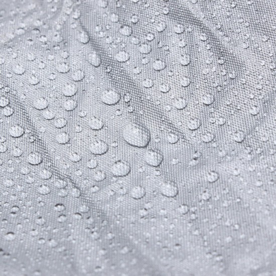 3XL 4.86x1.85x1.5m Car Cover Waterproof Anti-scratch Rain Snow Sun UV Resistant with Anti-theft Lock