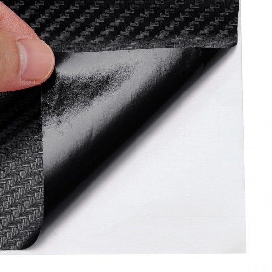 127x30cm 3D Carbon Fiber Vinyl Waterproof Car Wrap Sheet Roll Film DIY Sticker for Car Motorcycle