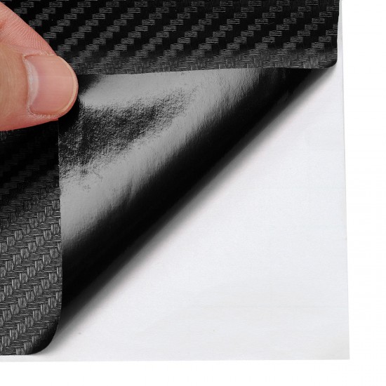 127x40cm 3D Carbon Fiber Vinyl Waterproof Car Wrap Sheet Roll Film DIY Sticker for Car Motorcycle