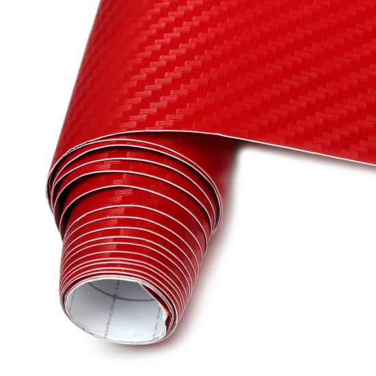 200x30cm DIY Carbon Fiber Vinyl Wrap Roll Film Sticker Car Decal Sheet