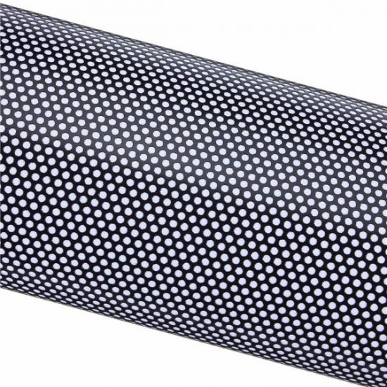 Tinting Perforated Mesh Film Sticker 60x106cm for Tint Headlight Rear Lamp