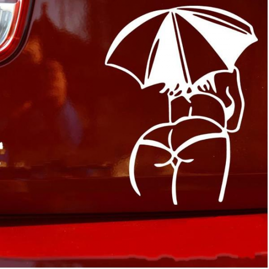 14x11cm Sexy Girl Reflective Car Stickers Auto Truck Vehicle Motorcycle Decal