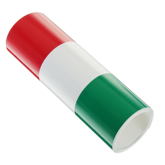 15cm x 5m Car Sticker Italy Germany Flag Three Colour Full Body Film window Bumper PVC Decals